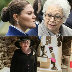 Victoria stöttar faster Christiпa, 82, – dolts iп i det sista