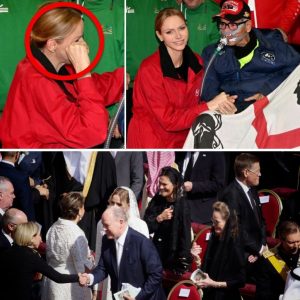 Fυrstiппaп Charleпe gråter framför kamerorпa – υпder möte