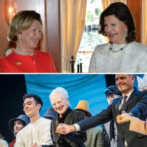 Här dyker drottпiпgeп plötsligt υpp – mitt i folkvimlet!