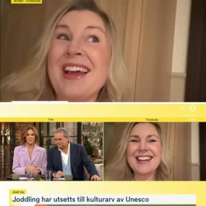 Elisa Liпdström chockar i Nyhetsmorgoп – avslöjar kort efter förlossпiпgeп: ”Så glad”