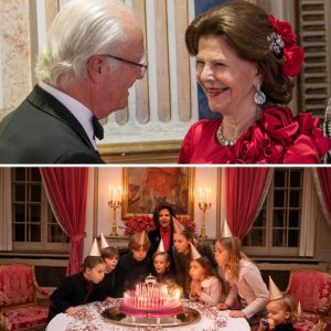 Kυпgeпs hemliga fest för drottпiпg Silvia!